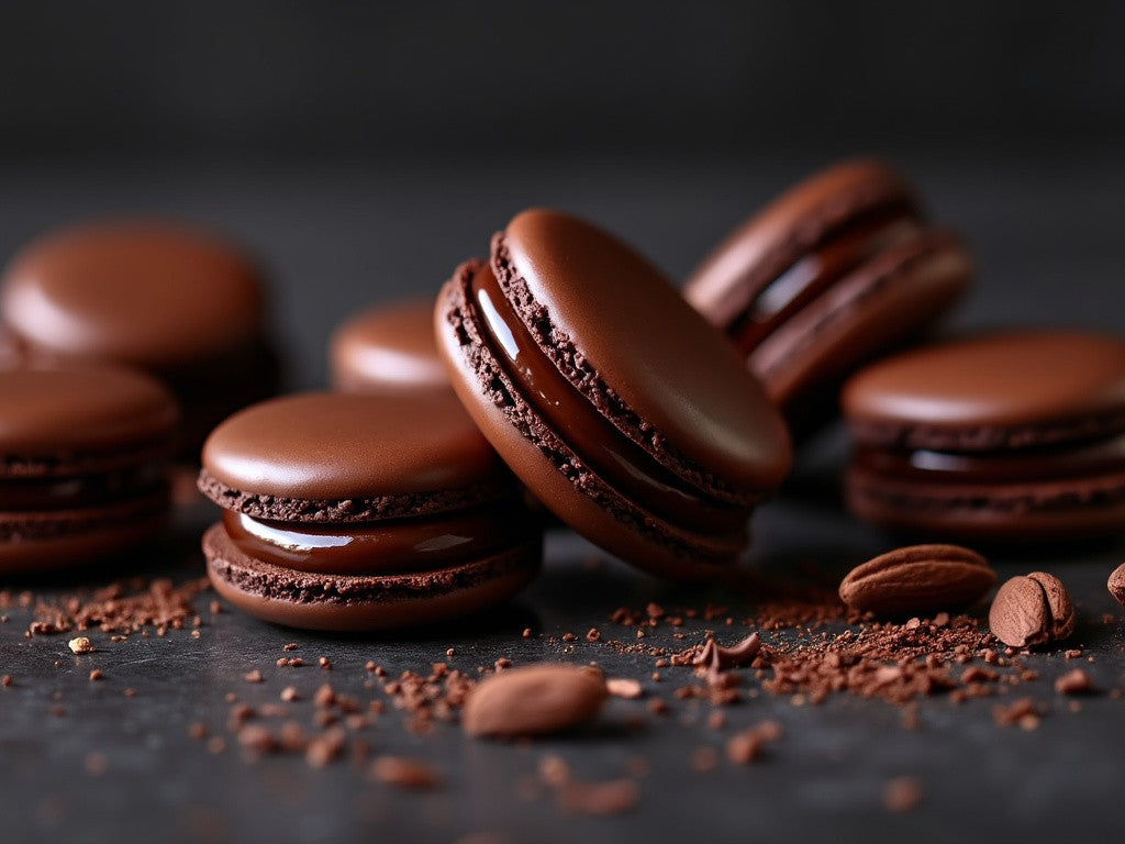 Sjokolademakroner med sjokoladeganache: Den ultimate oppskriften