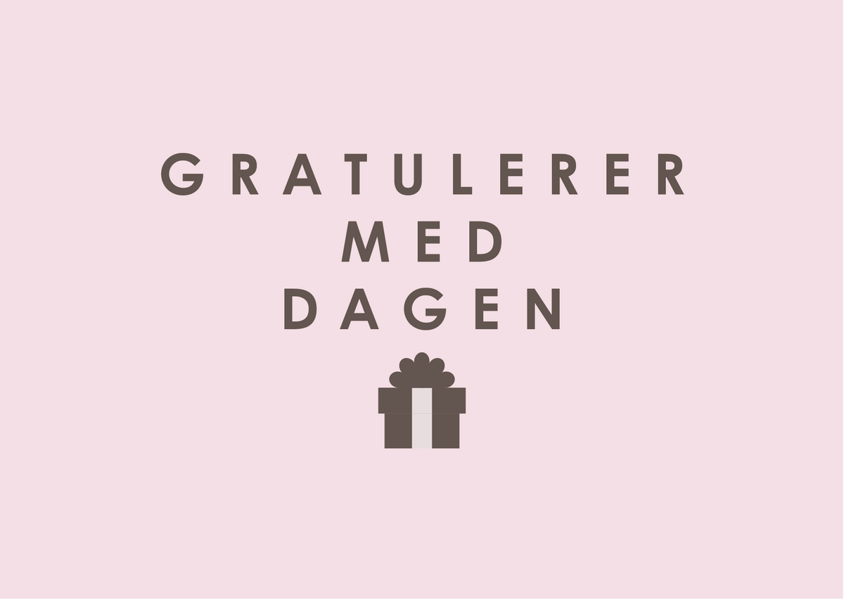 Gratulerer med dagen