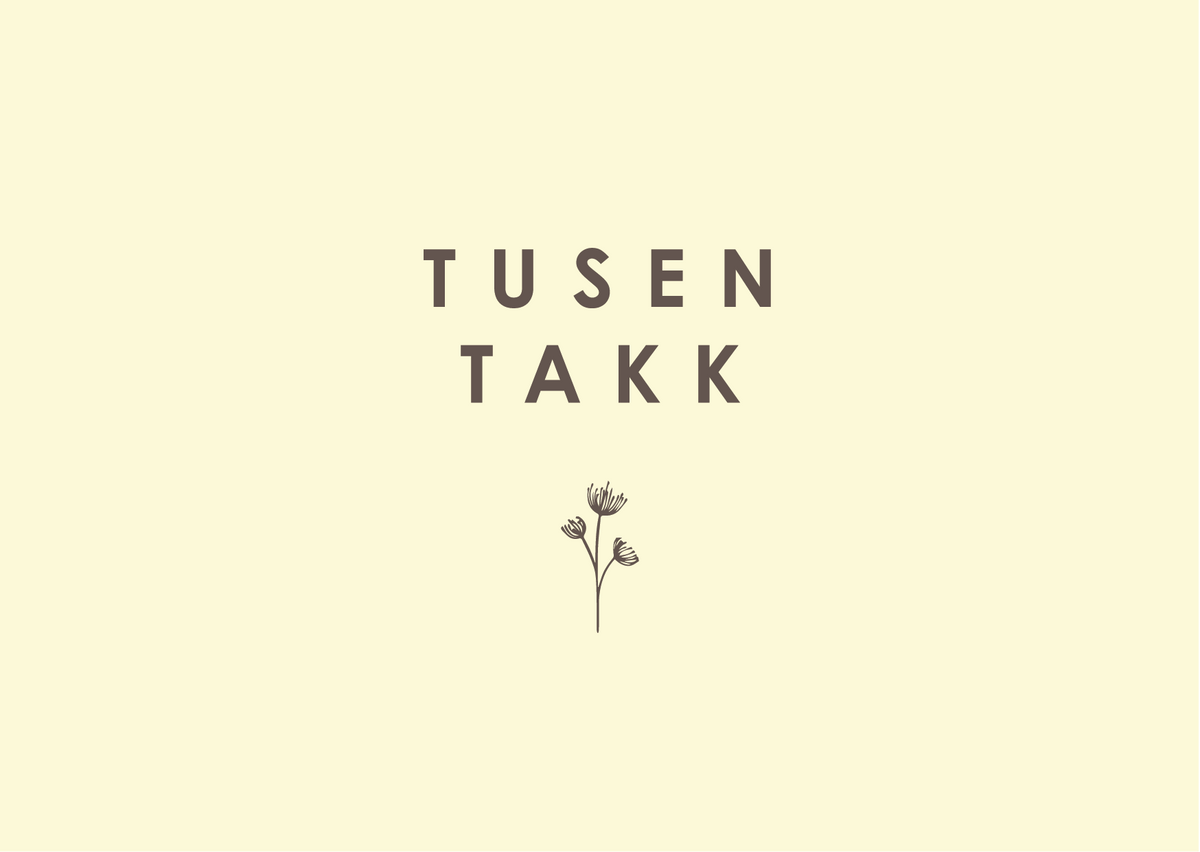 Tusen takk