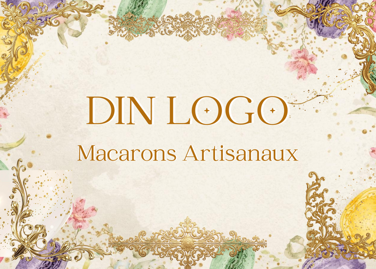 Din logo med blomster